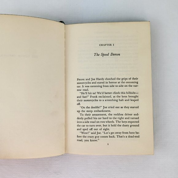 The Tower Treasure Hardy Boys Mystery Series Book HB # 1 Franklin Dixon 1959 VTG - Picture 7 of 16